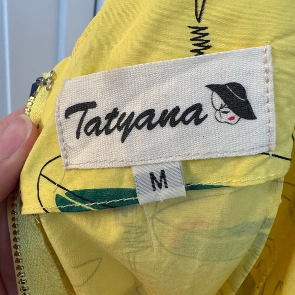 Tatyana size Medium “Cheers” A-line fit and flare dress - Picture 3 of 7